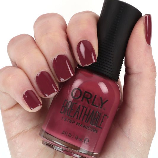 Orly Loose Threads swatches on fingertips showing color range and coordination benefit
