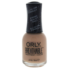 Orly bottle front view showing Manuka Me Crazy color and clear label, nourishing finish