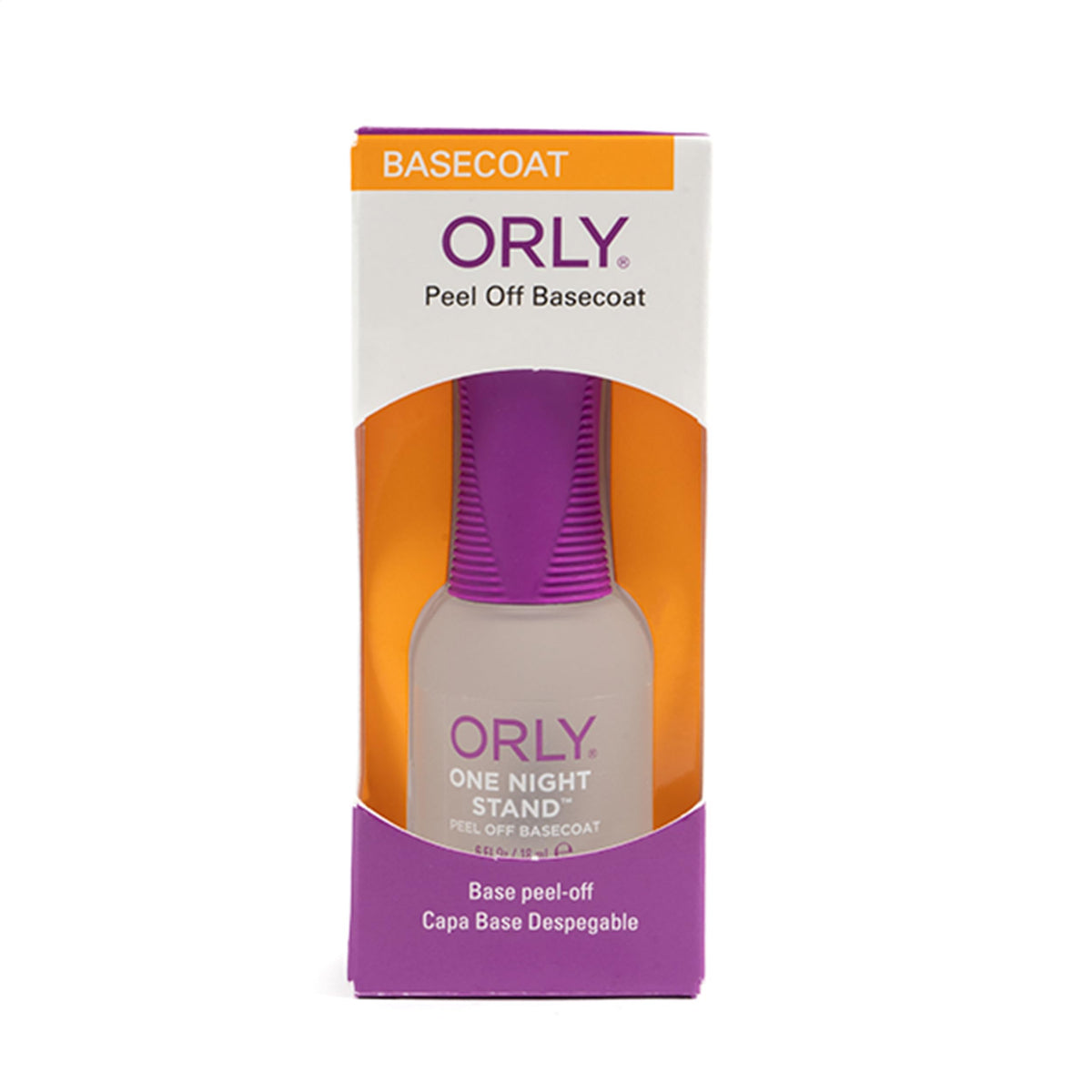 Orly One Night Stand bottle front view showing label and easy remove benefit