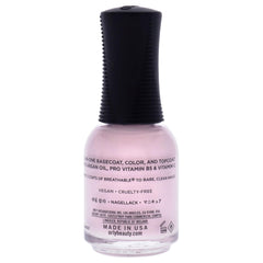 Orly Pamper Me swatch on nails highlighting smooth hydration and color
