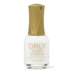 Orly brush stroke close-up of Point Blanche showing smooth even coverage