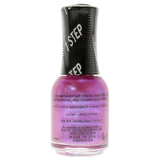 Orly brush stroke close-up displaying smooth coverage and treatment benefits on nail