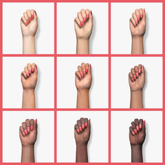 Orly Sweet Serenity swatch on manicured hands in lifestyle setting highlighting hydrated nails