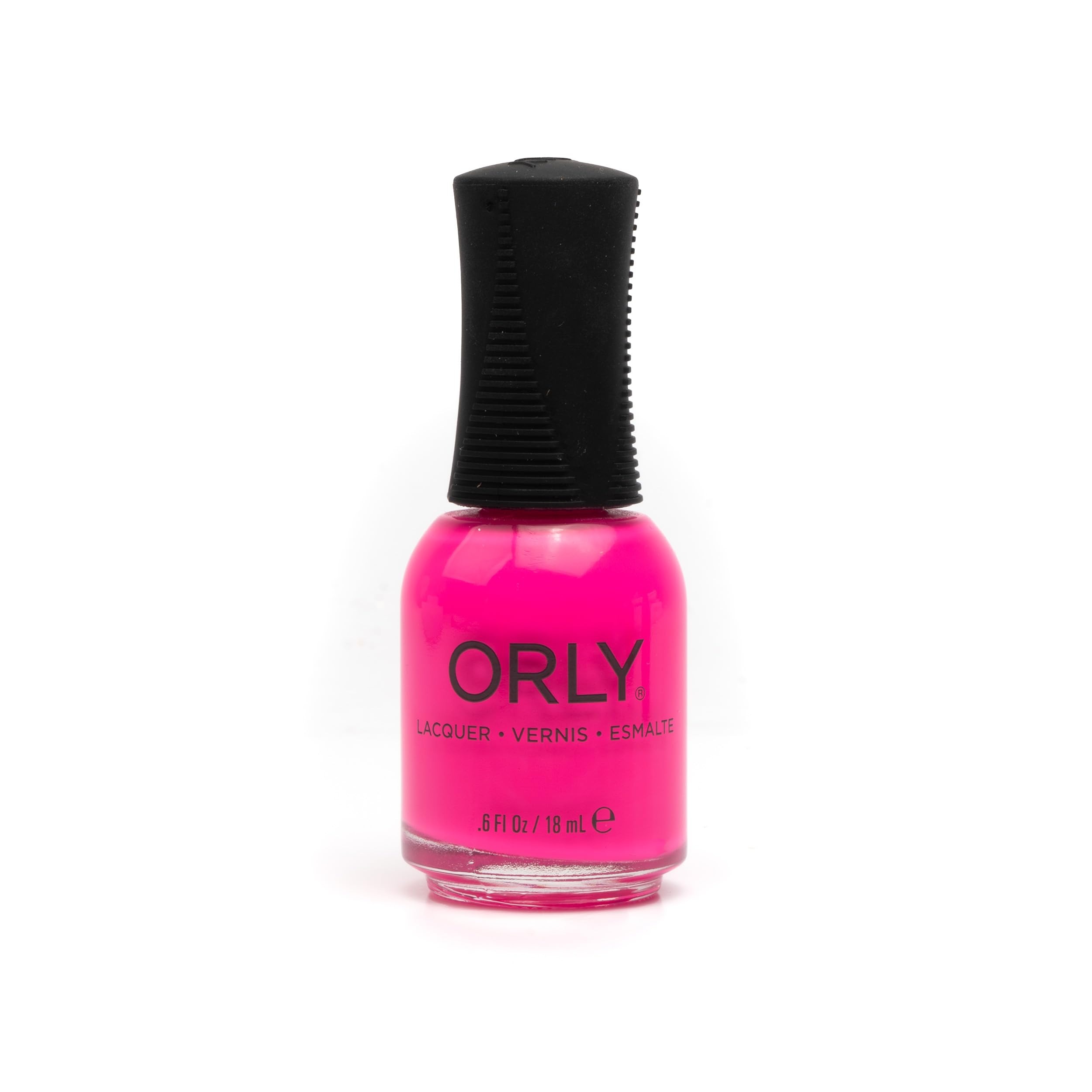 Orly 18ml bottle next to coin for scale showing generous supply per bottle