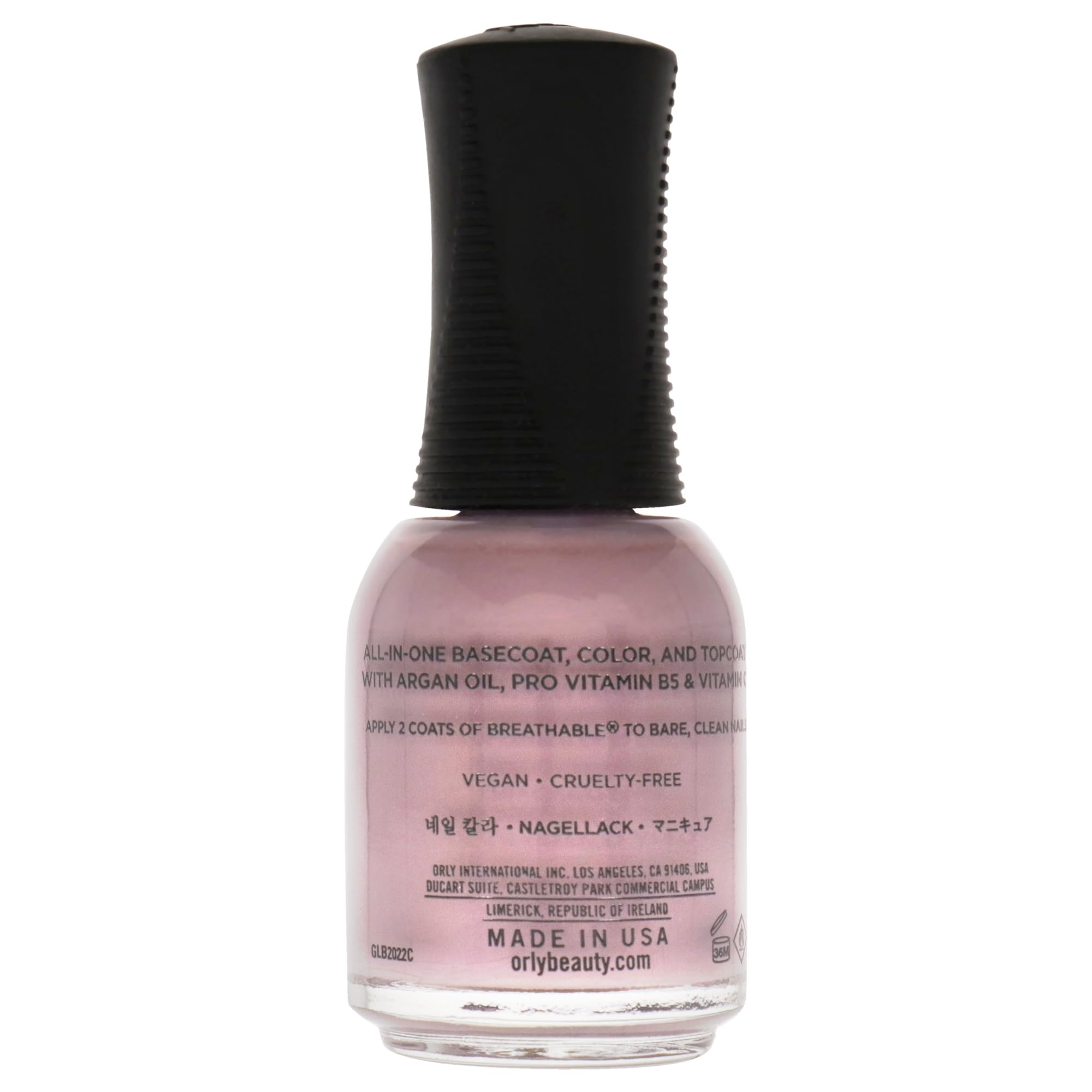 Orly The Snuggle is Real brush applying smooth color for even coverage benefit
