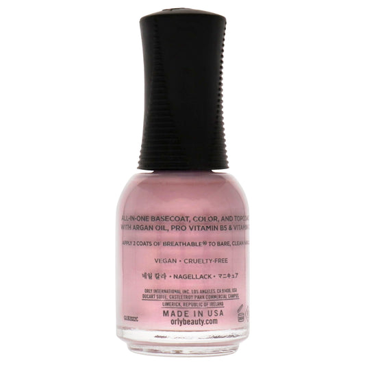 Orly The Snuggle is Real brush applying smooth color for even coverage benefit