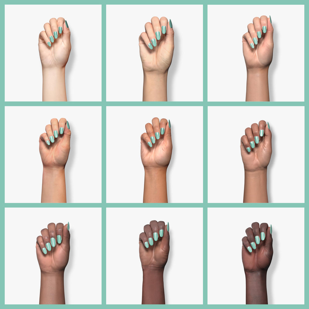 Orly Vintage nail swatch close-up showing smooth finish and durable shine