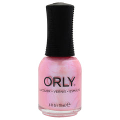 Orly Wistful Water Lily front bottle showing label and light pink pearl shimmer benefit