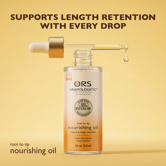 ORS Batana oil pouring close-up highlighting nourishing oil benefits for resilience
