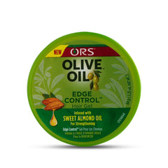 ORS Black Olive Oil gel texture close-up showing smooth, non-greasy finish