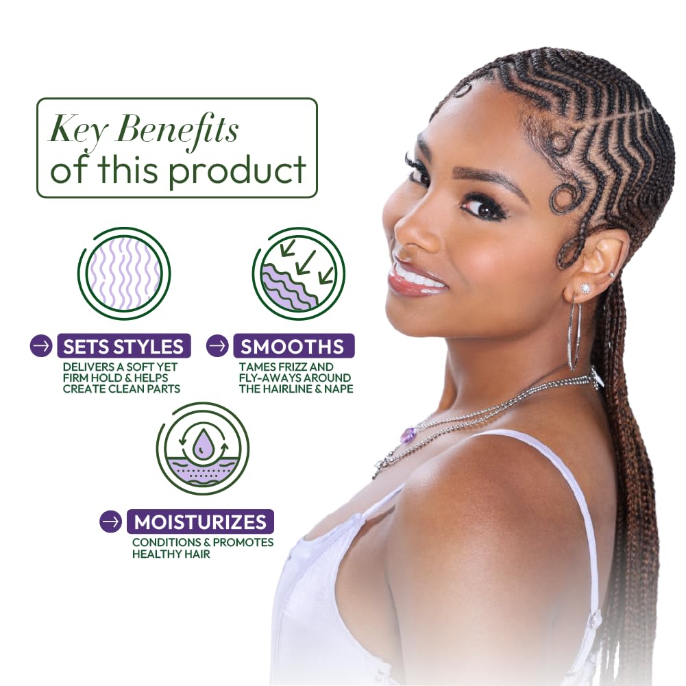 ORS Braidzone 8 oz container next to ruler showing true product scale benefit