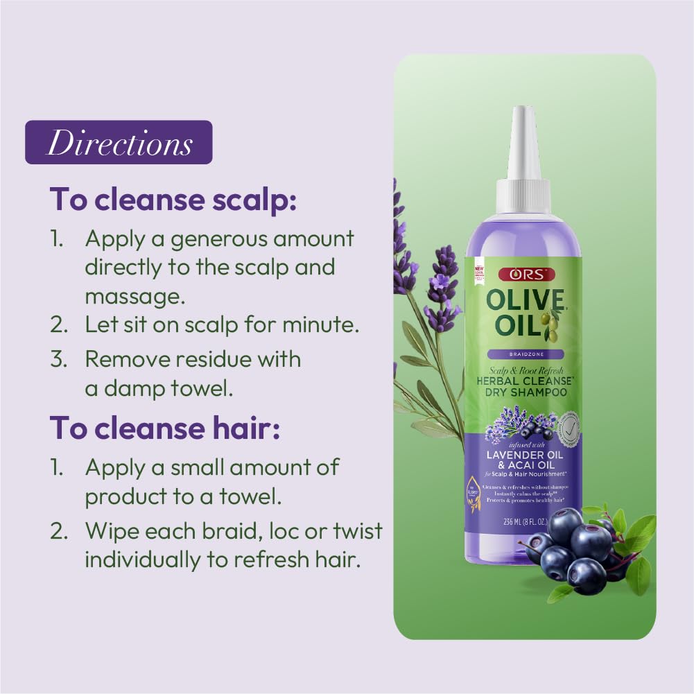 ORS on bathroom shelf for quick, on-the-go hair refresh