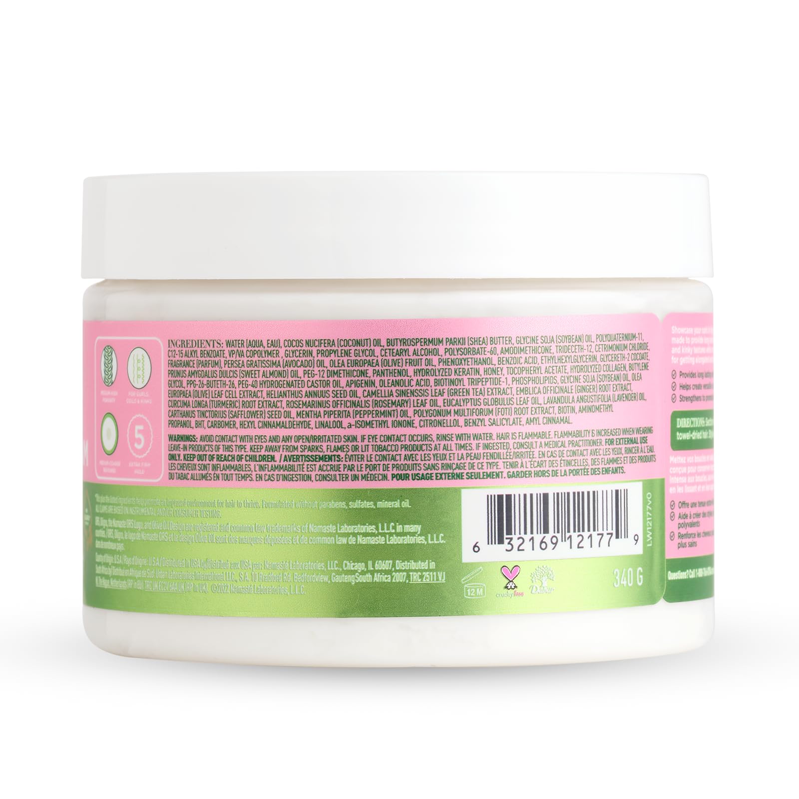 ORS being applied to curly hair for detangling and definition