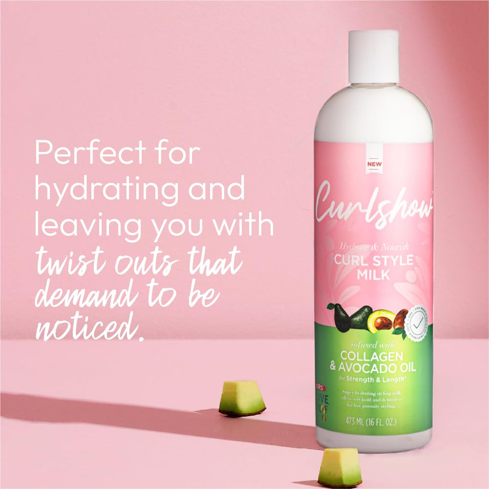 ORS Curlshow application in hands demonstrating easy spread and slip
