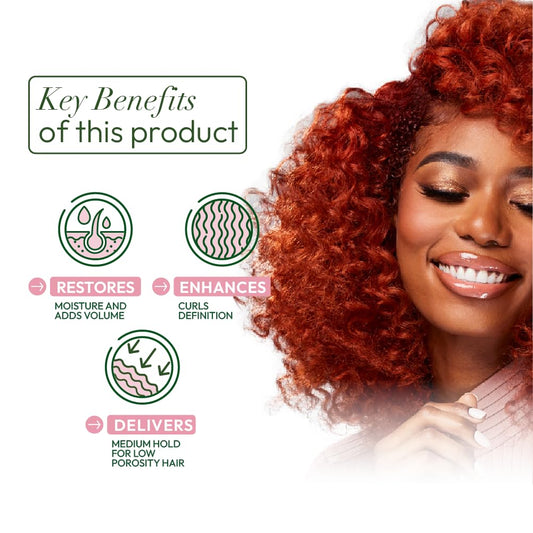 ORS Curlshow texture close-up highlighting creamy lightweight consistency