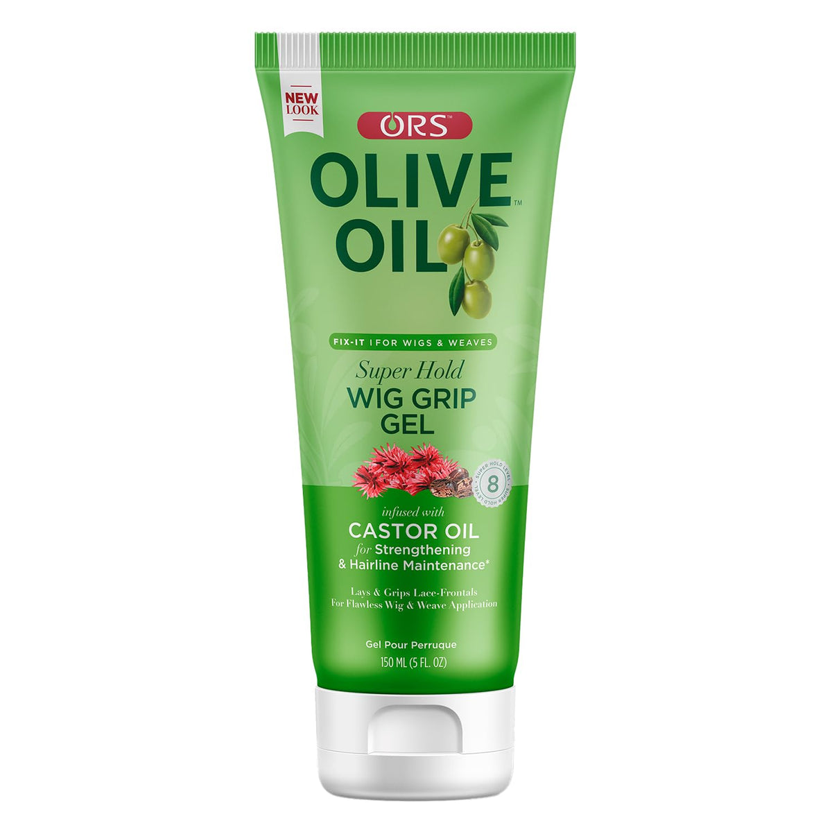 ORS Fix-It Gel front packaging showing bottle and label, reliable hold benefit
