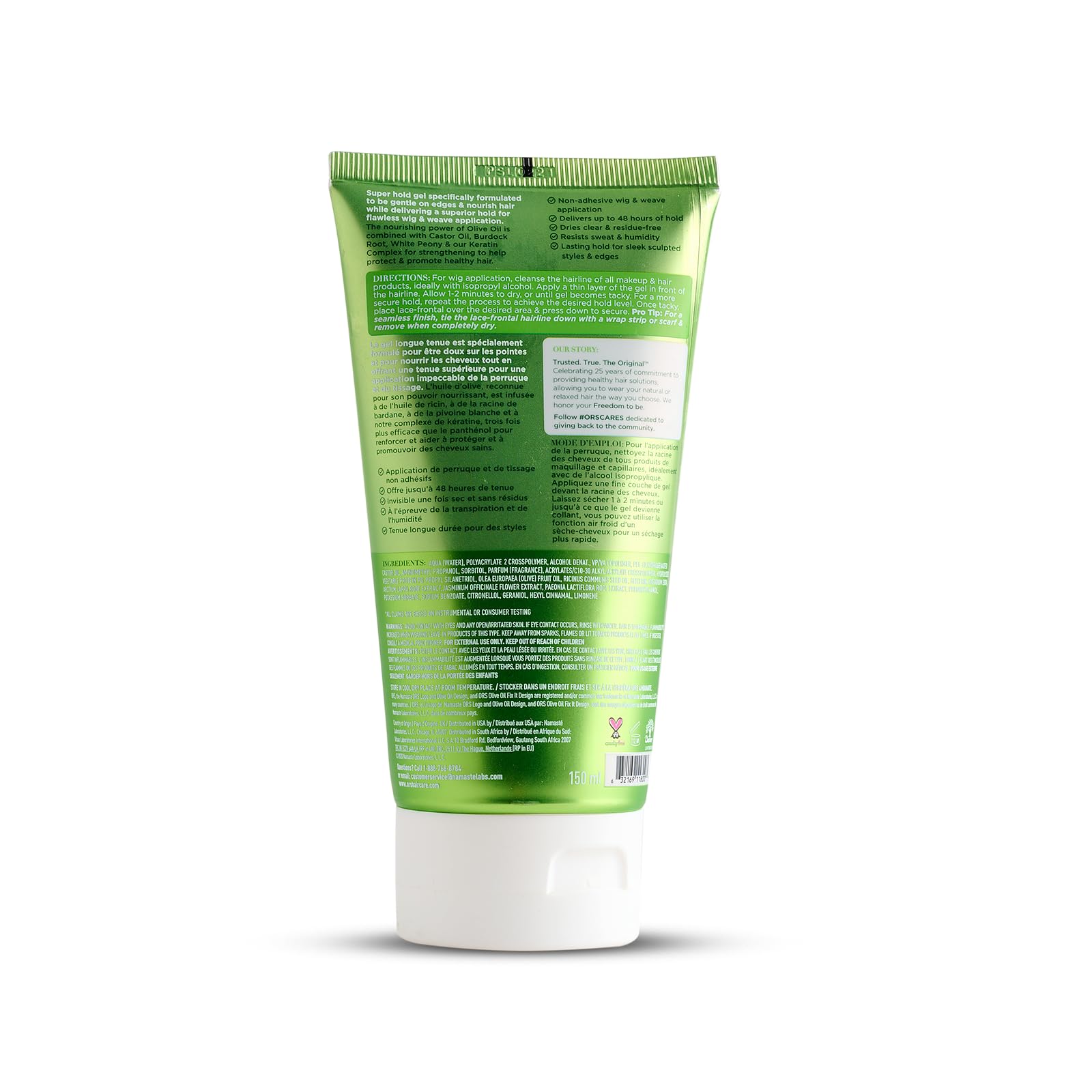 ORS Fix-It Gel texture close-up highlighting clear gel consistency and quick-dry benefit