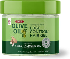 ORS Olive Oil jar front view with clear label and travel-friendly convenience