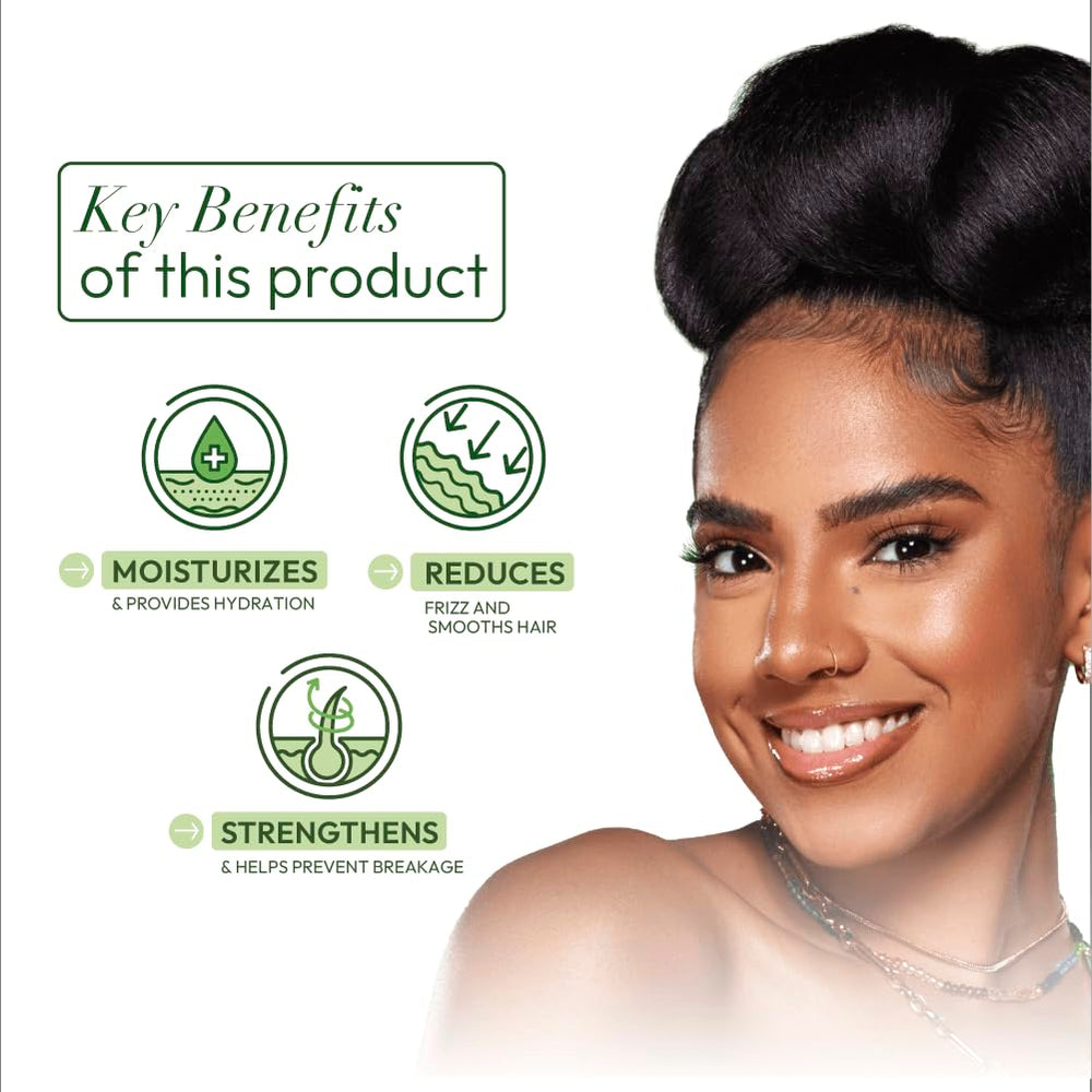 Model using ORS products with wrapped hair and rollers demonstrating improved manageability