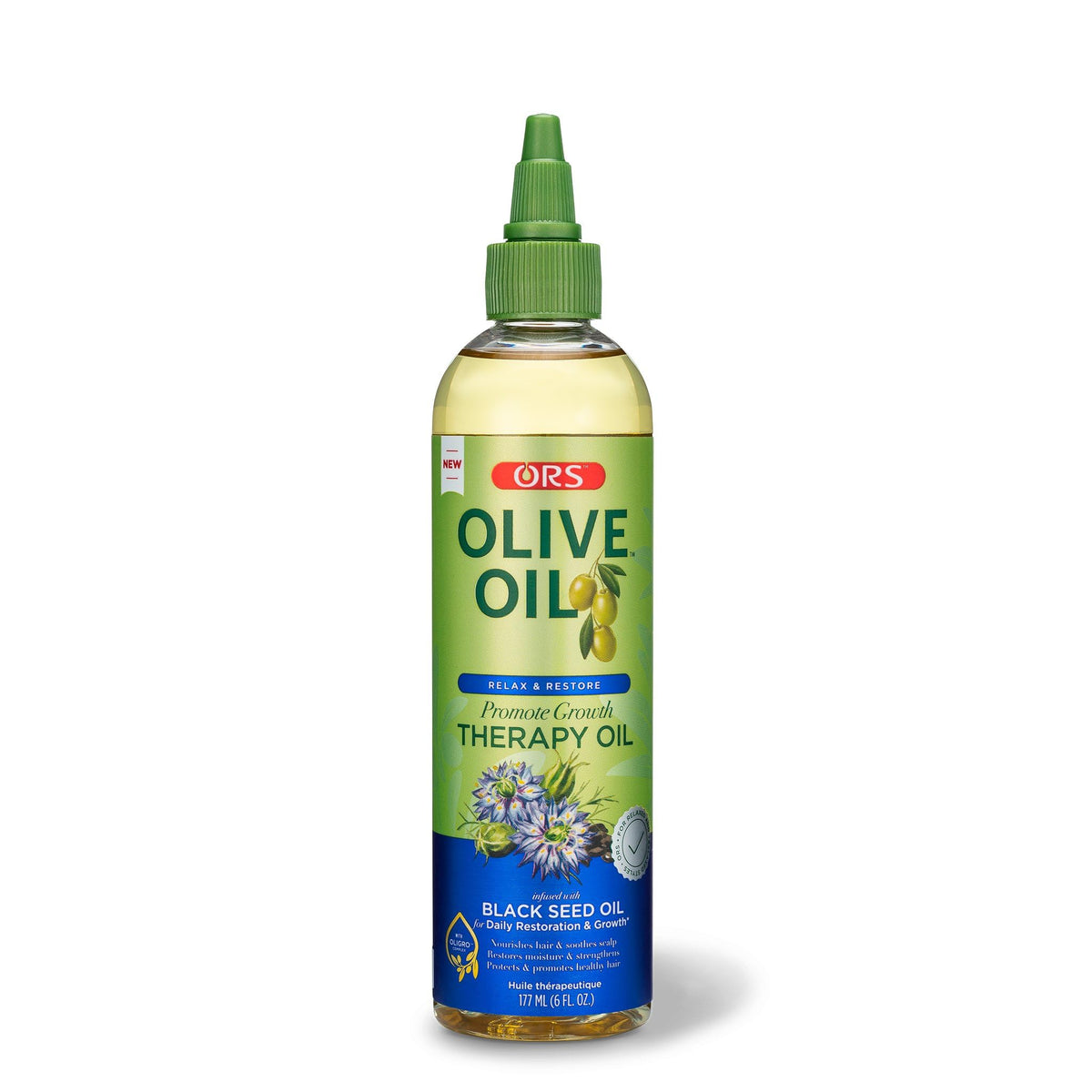 ORS bottle front packaging showing product and benefits