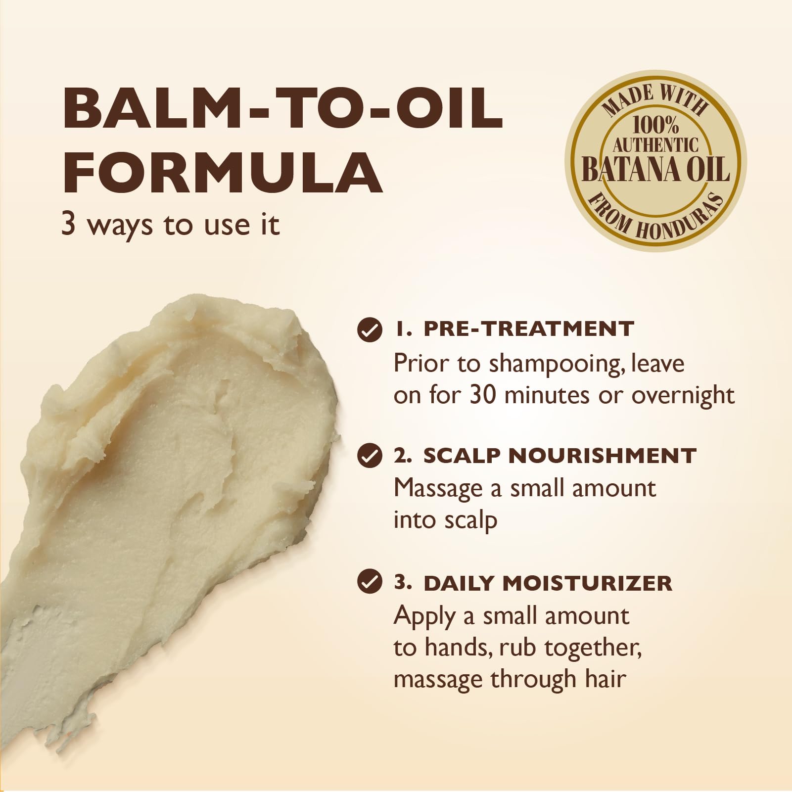 ORS open jar showing balm-to-oil texture melting, demonstrates easy warming and spread