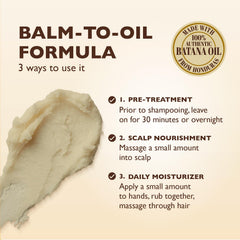 ORS open jar showing balm-to-oil texture melting, demonstrates easy warming and spread
