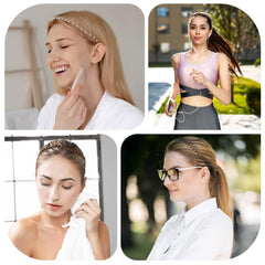 oruola lifestyle sports photo showing headband keeping hair back during exercise