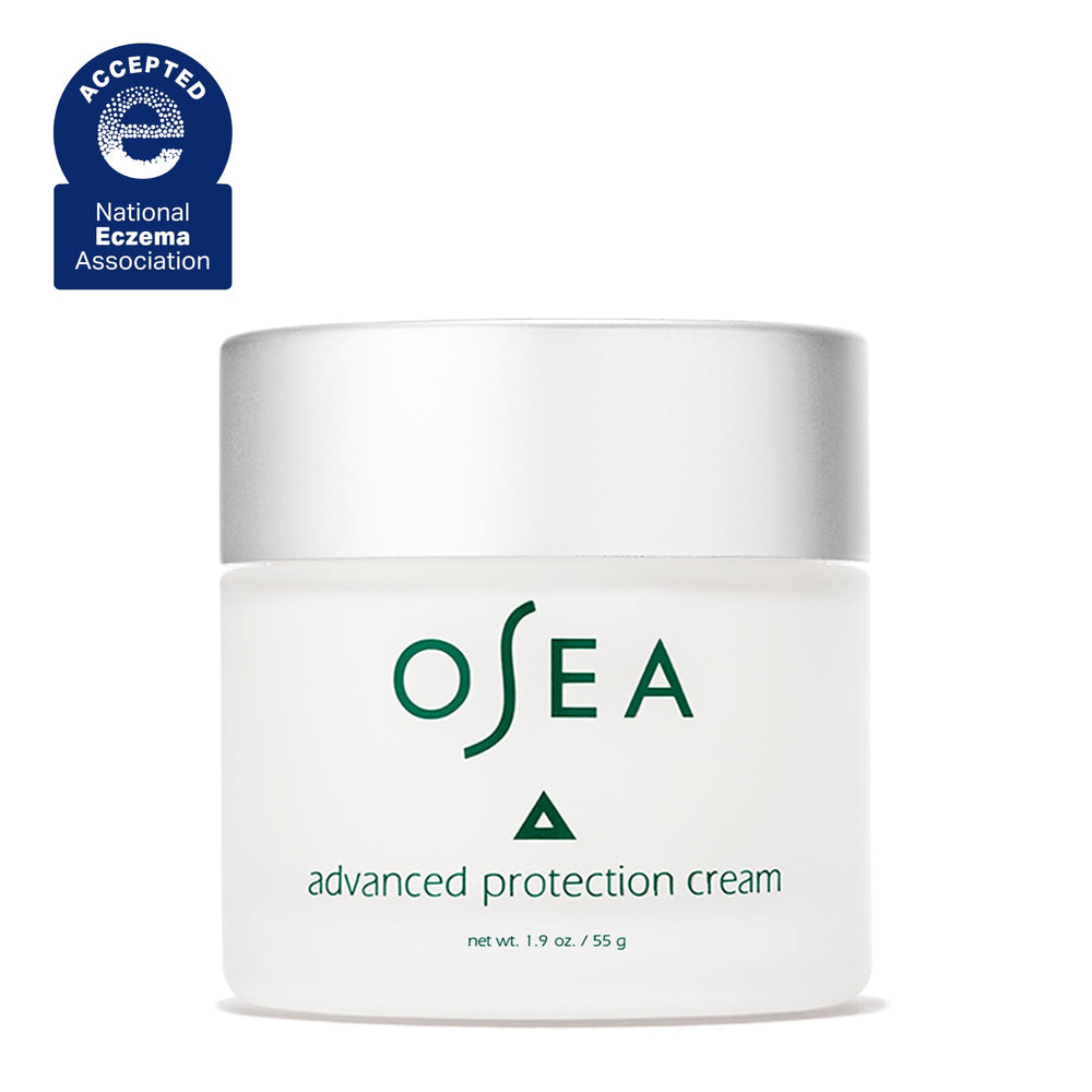 OSEA cream texture close-up highlighting rich hydration and smoothness
