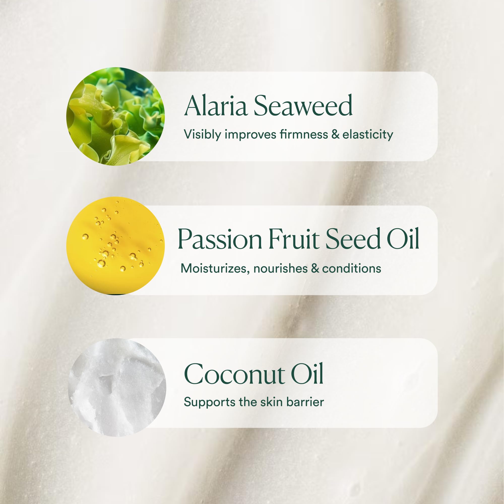 OSEA balm applied to arm demonstrating smoothing and hydration benefit
