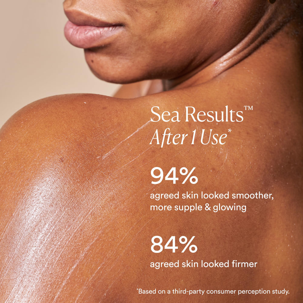 OSEA silky balm texture swatched on skin highlighting fast absorption benefit