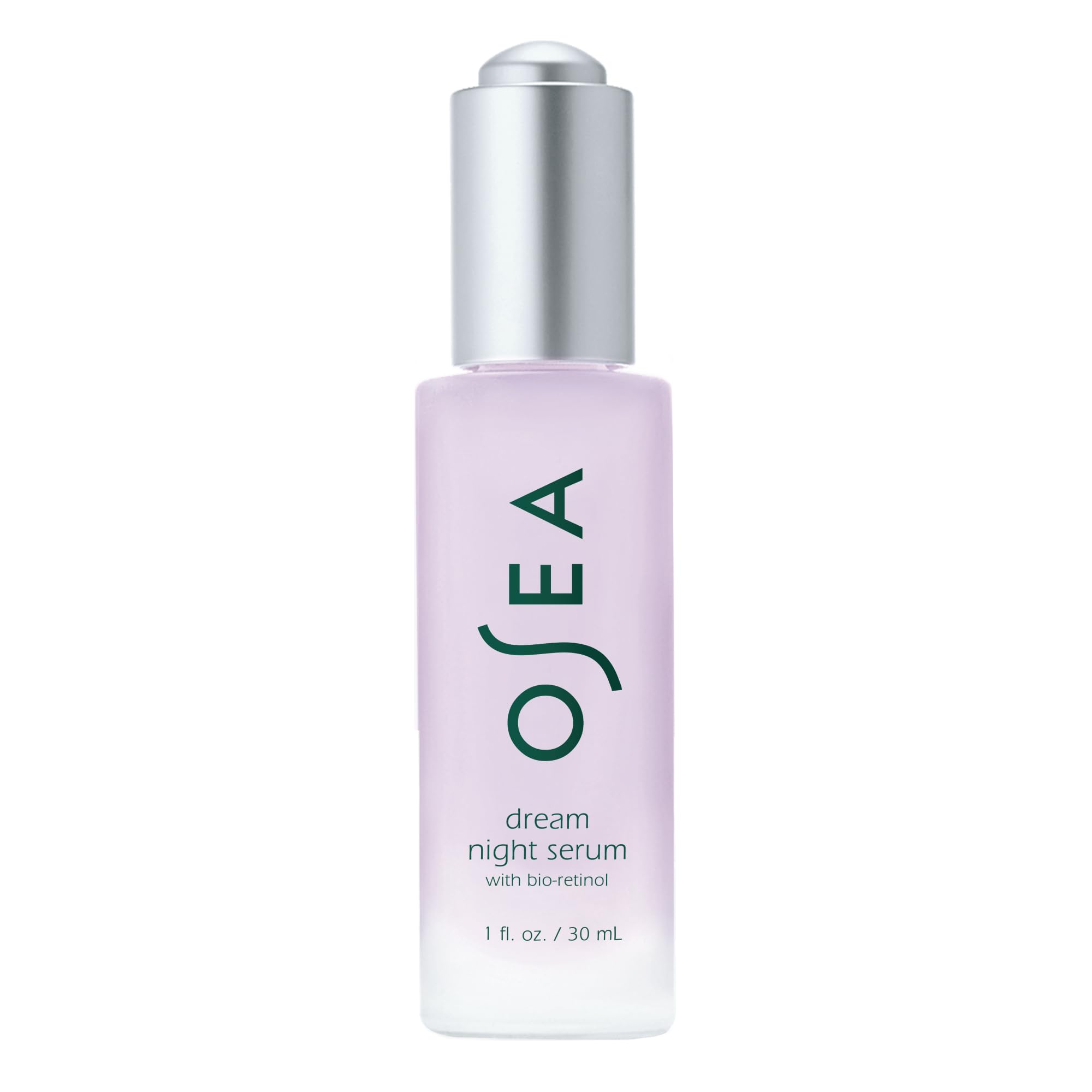 OSEA front bottle shot showing clean glass packaging and brand clarity