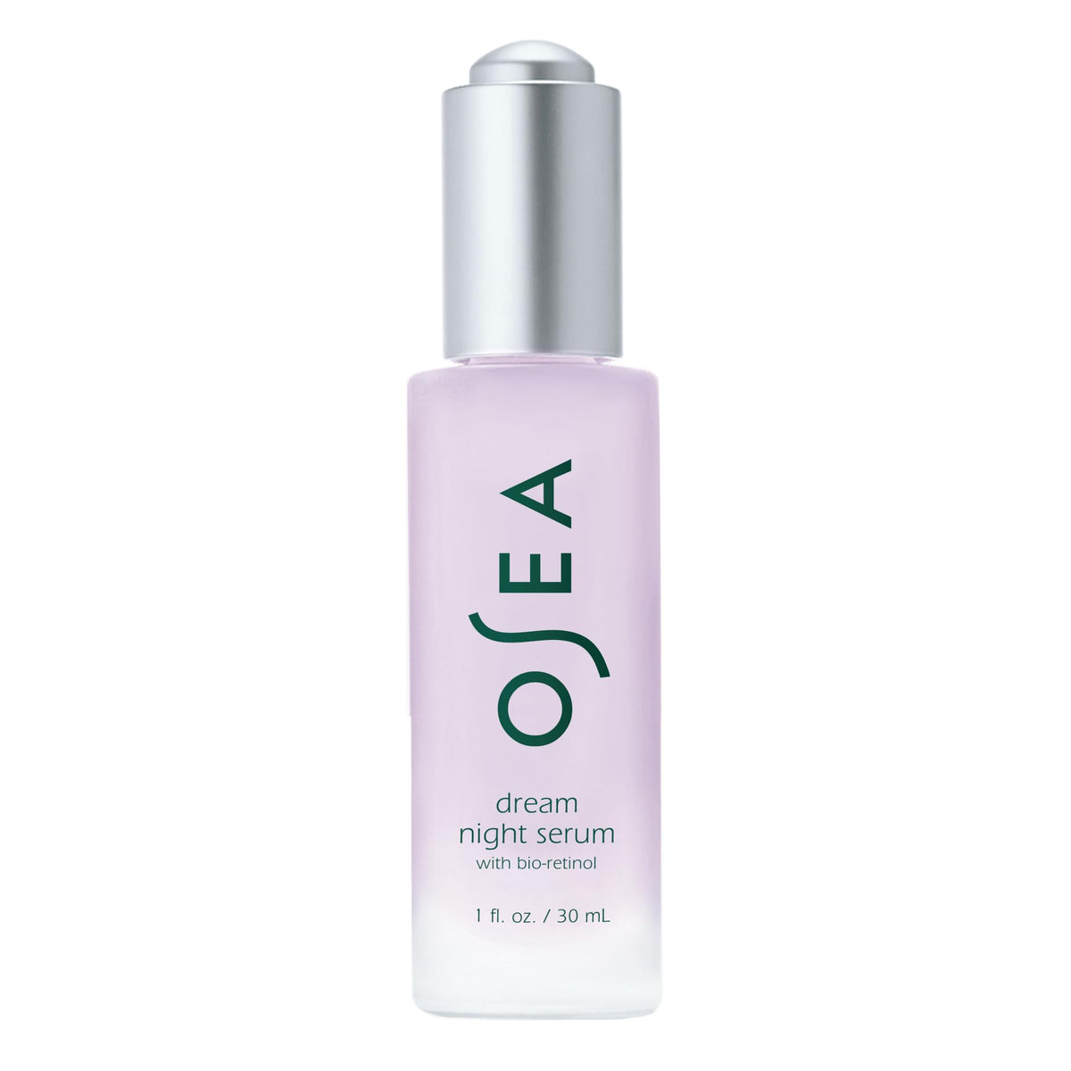 OSEA front bottle shot showing clean glass packaging and brand clarity