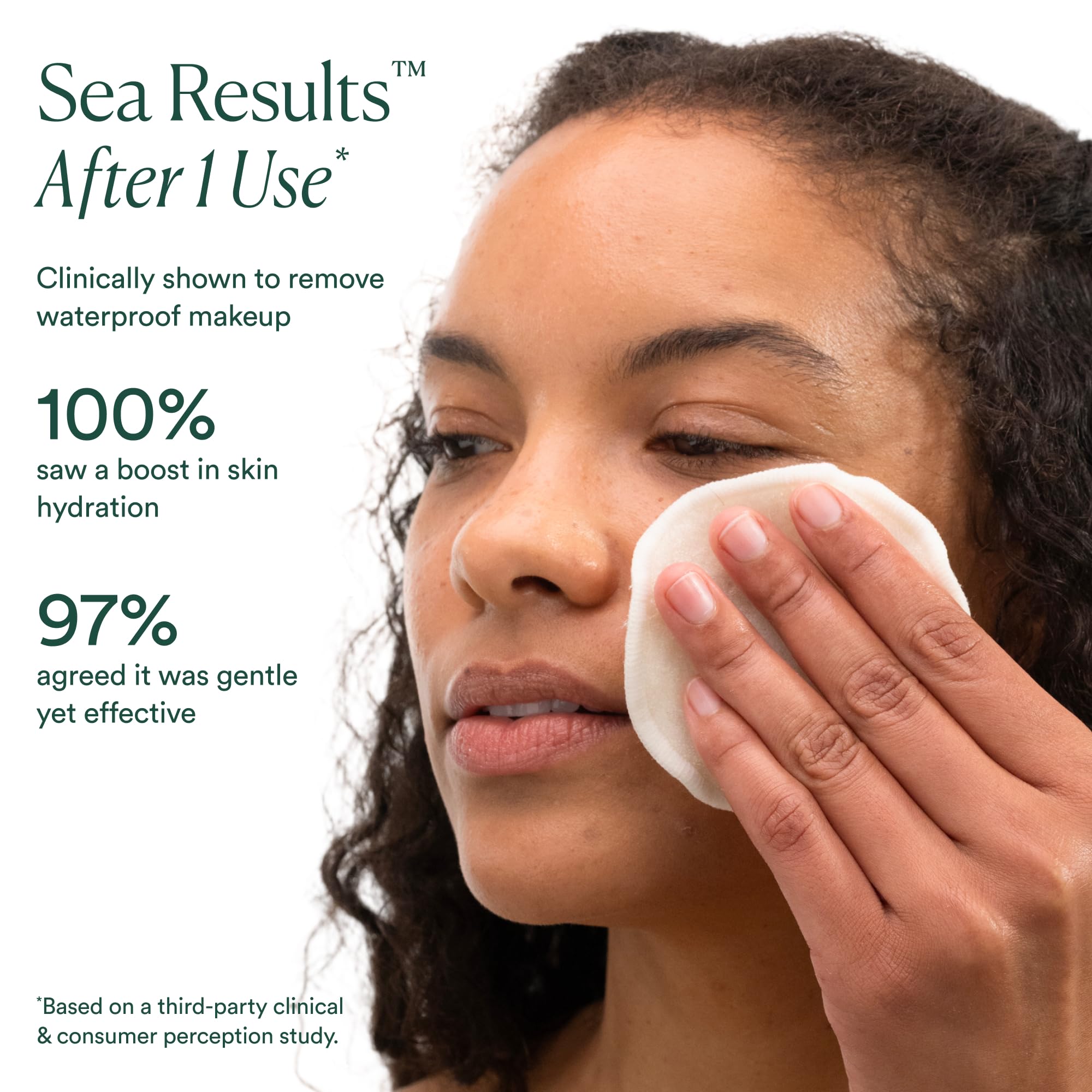 OSEA texture droplet highlighting lightweight oil feel and quick emulsification