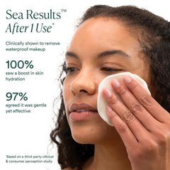 OSEA texture droplet highlighting lightweight oil feel and quick emulsification