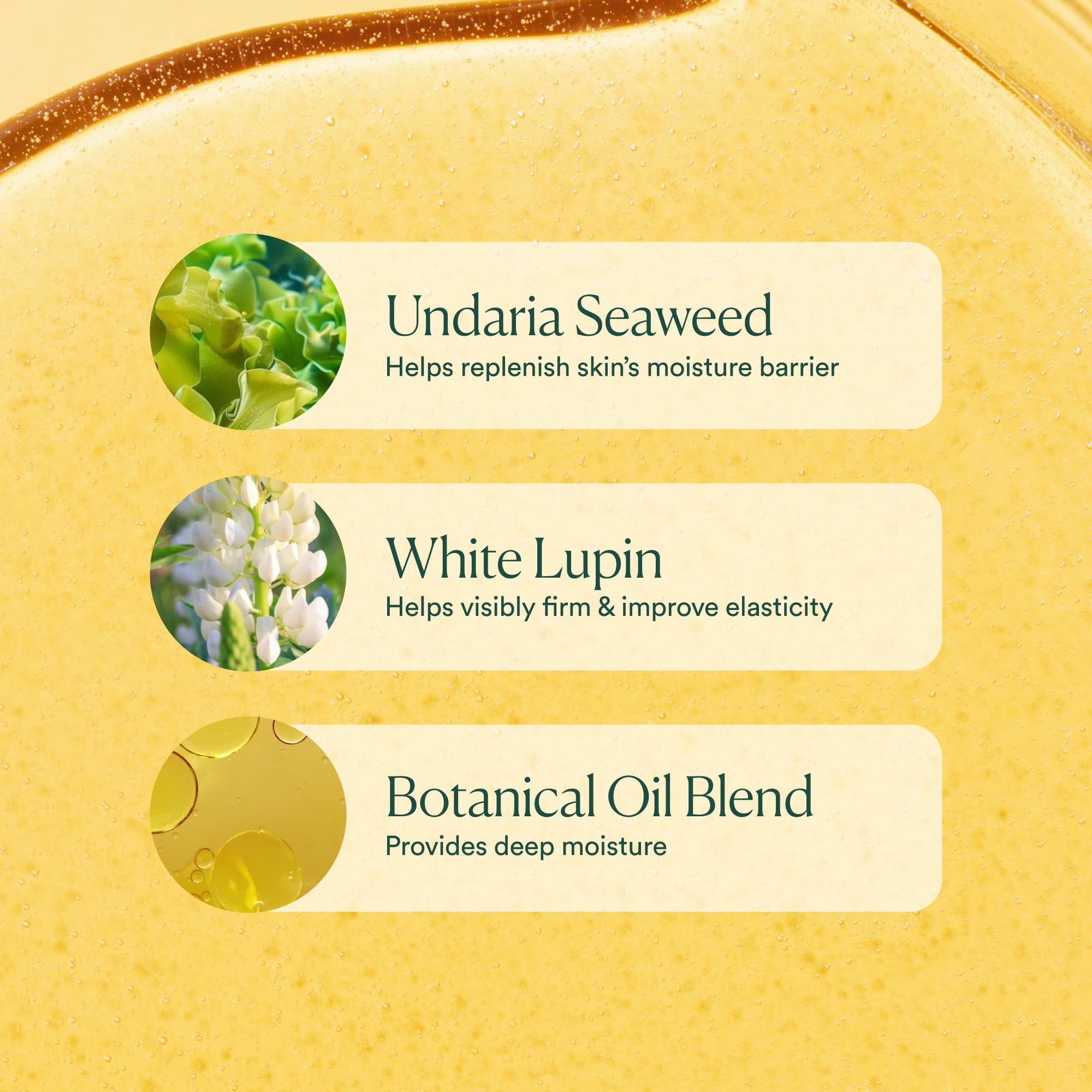 OSEA label detail showing formulation info and clean skincare transparency