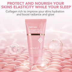 O.SECERT lifestyle image of mask used overnight for hydrated morning skin
