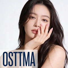 OSTTMA shaped and filed press-on nails displaying customizable finish