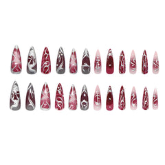 OSTTMA hands wearing press-on nails demonstrating instant glam