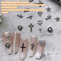 OTKARXUS close-up of cross charm texture highlighting durable metal alloy finish