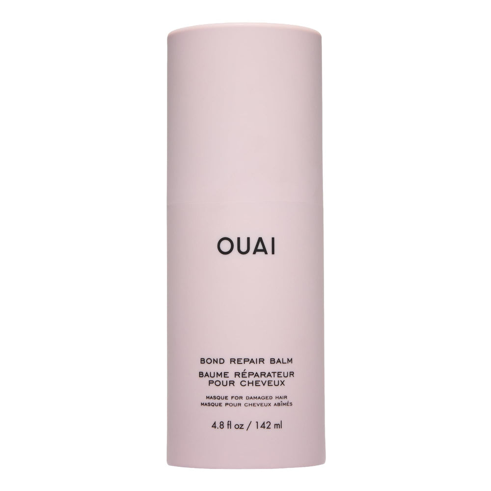 OUAI bottle front packaging showing product and benefit of bond repair