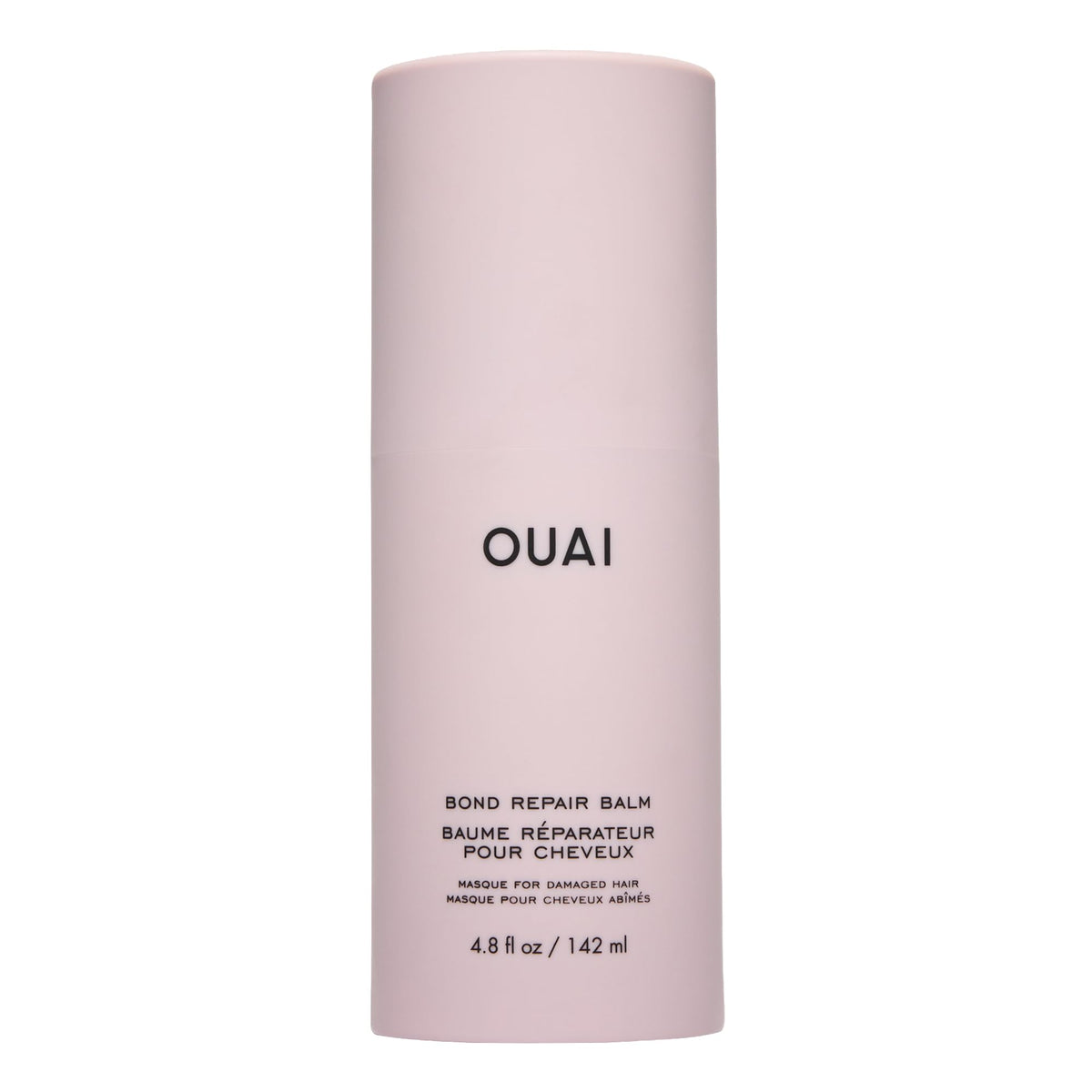 OUAI bottle front packaging showing product and benefit of bond repair
