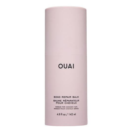 OUAI bottle front packaging showing product and benefit of bond repair