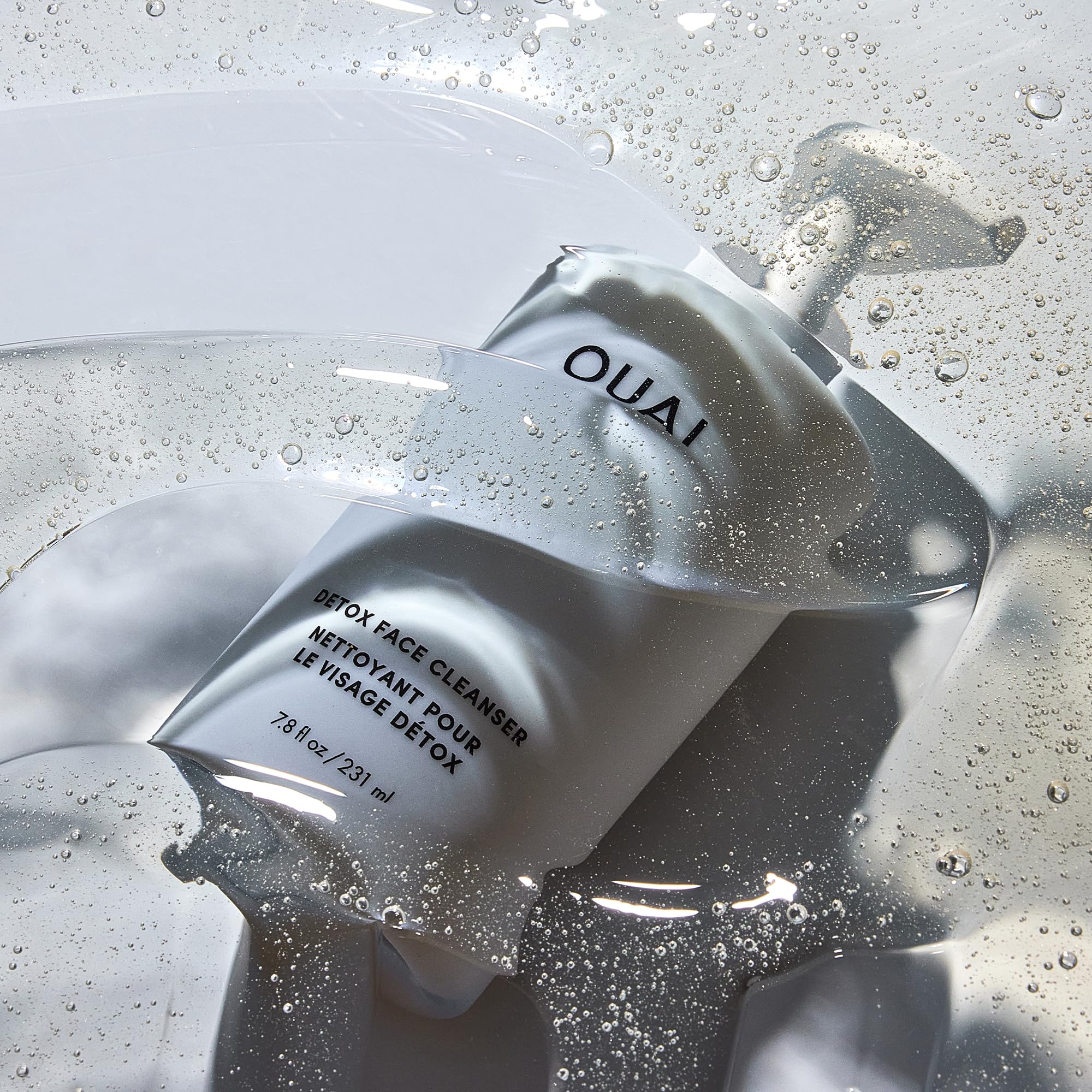 OUAI fragrance notes card with botanicals highlighting Cape Town scent