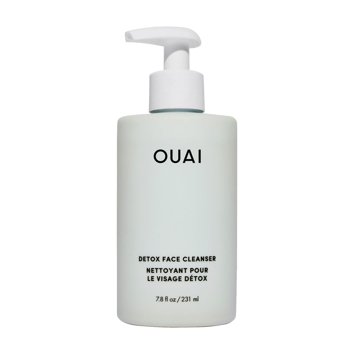 OUAI front bottle showing clean label and size, highlighting easy use