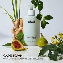 OUAI creamy lather texture demonstrating gentle effective cleansing