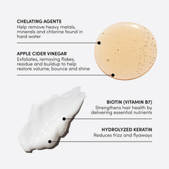 OUAI detox shampoo pump with lather for deep clean clarity