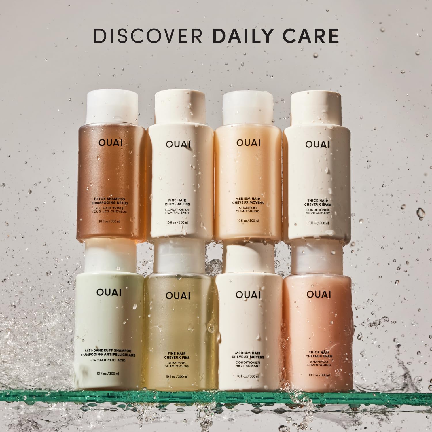 OUAI packaging with Mercer Street scent card, evoking fresh fragrance