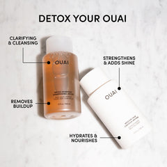 OUAI Medium Conditioner bottle front view showing hydrating finish
