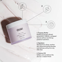 OUAI Melrose Place applied on hand demonstrating quick absorption benefit