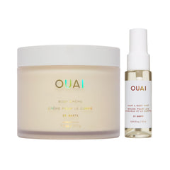 OUAI front packaging showing both St. Barts products and gift-ready presentation